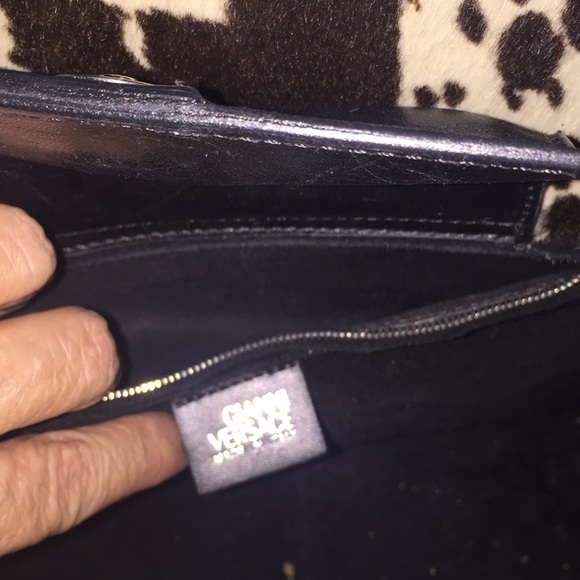 VINTAGE GIANNI VERSACE Animal Print BAG - Picture 4 of 7